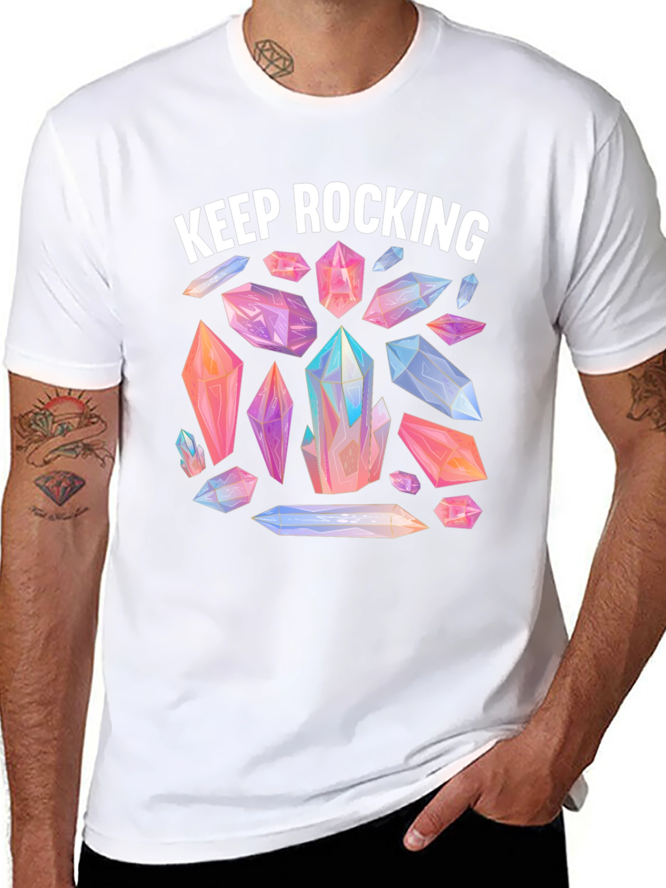 Keep Rocking Crystal T-Shirt