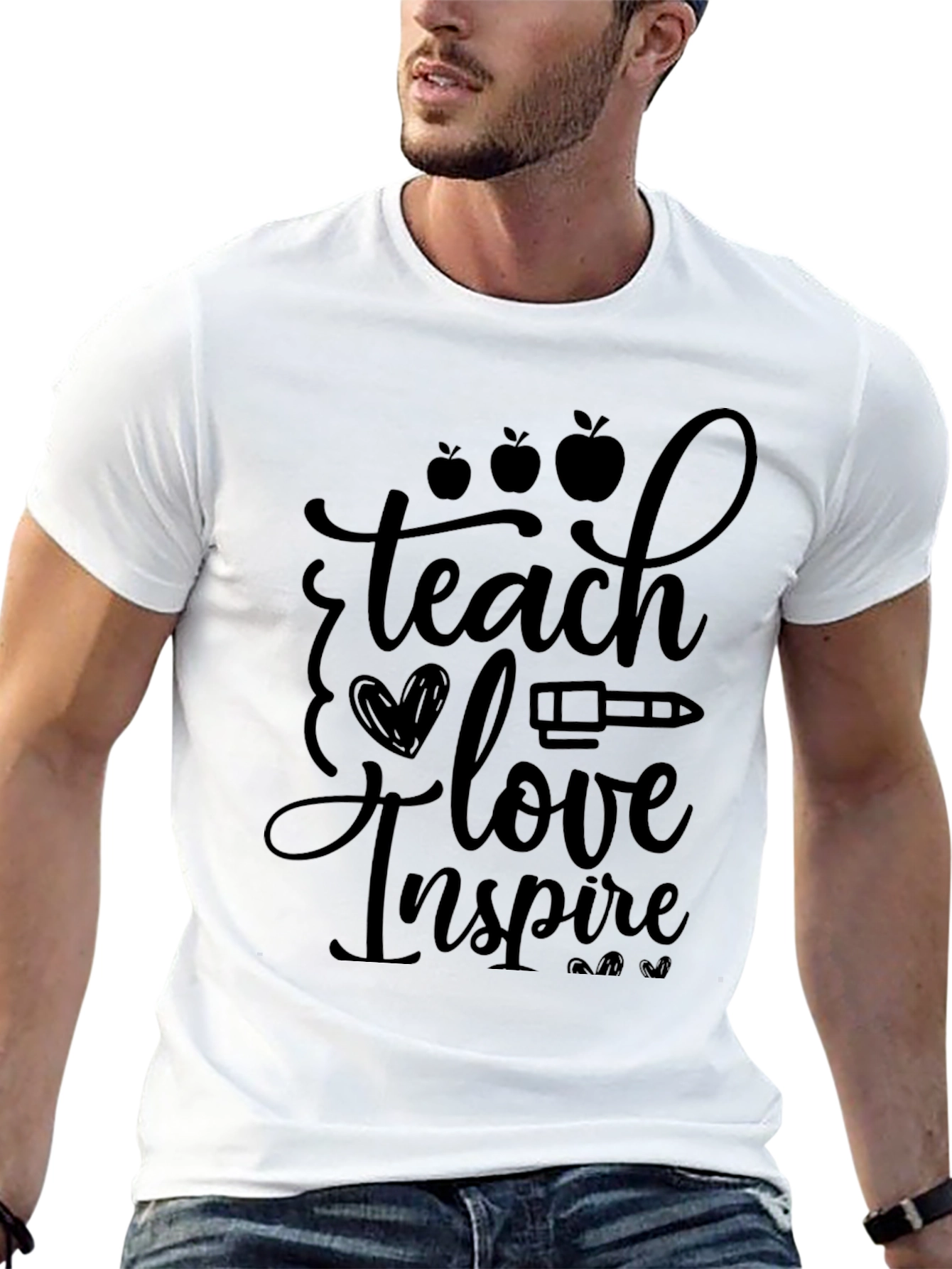Teach Love Inspire T-Shirt - Teacher Appreciation