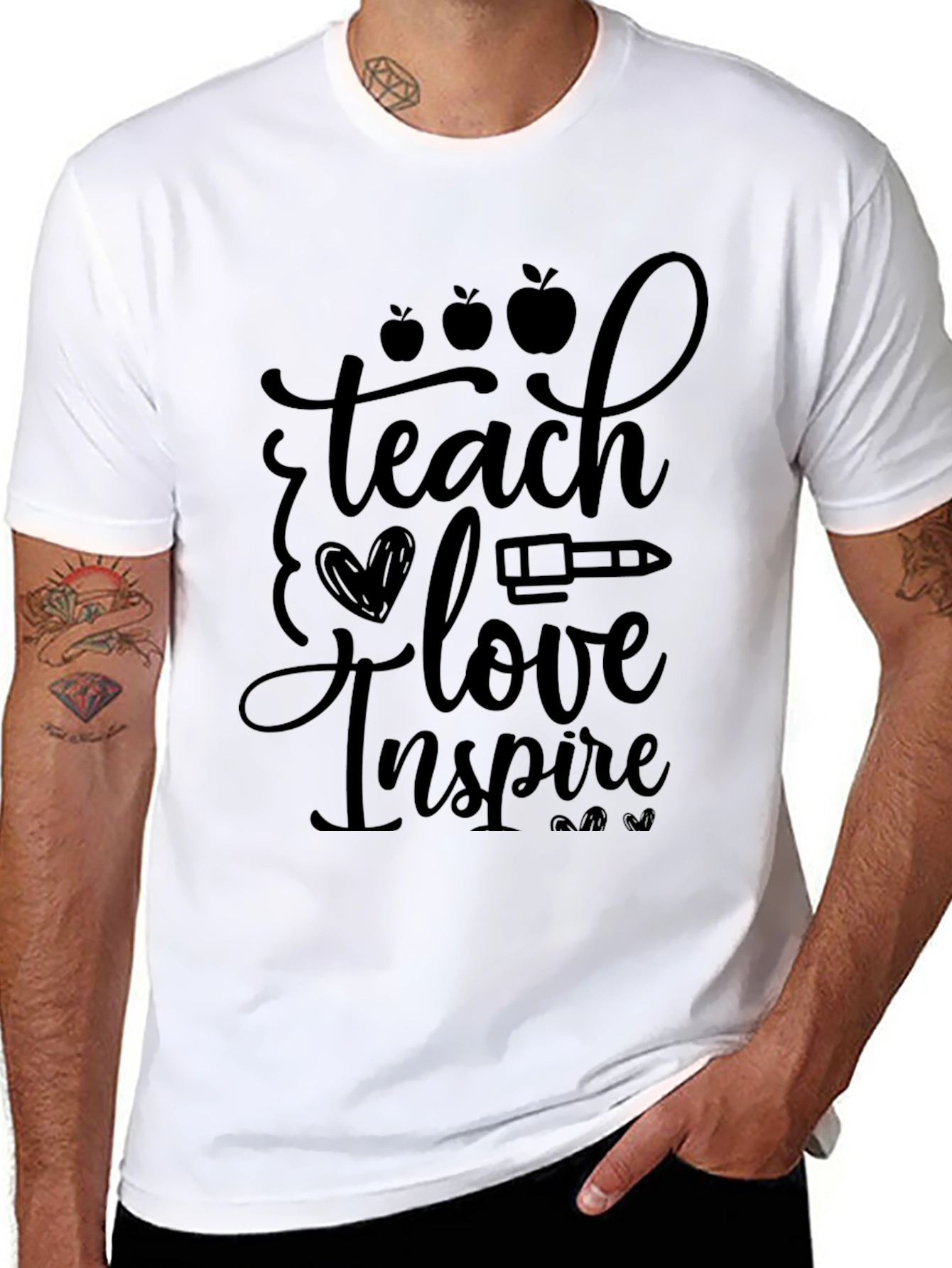 Teach Love Inspire T-Shirt - Teacher Appreciation