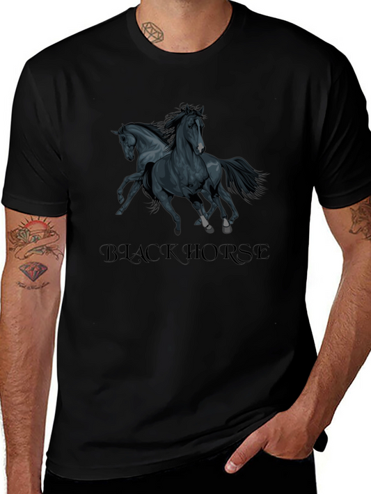 Black Horse Graphic Tee