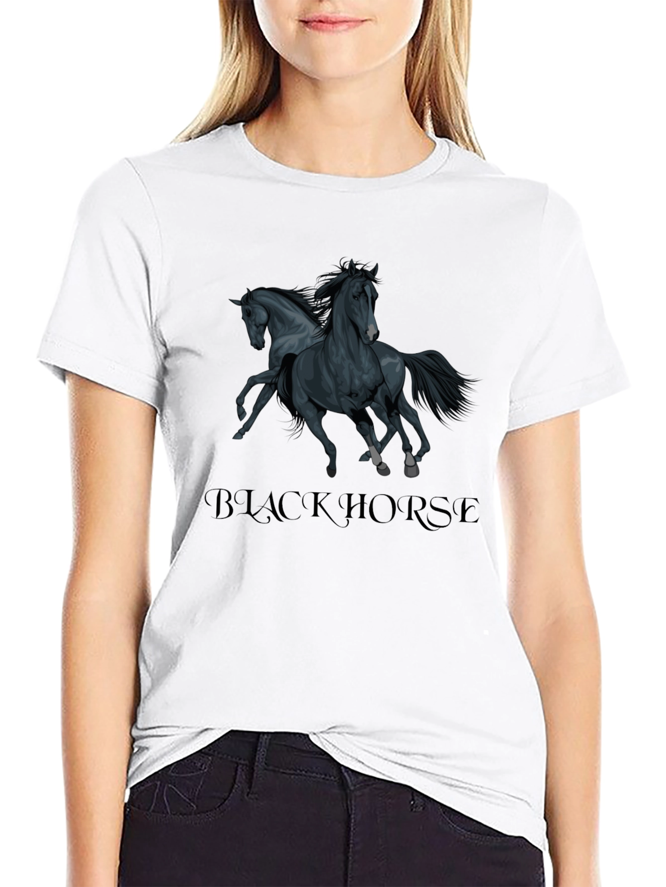 Black Horse Graphic Tee