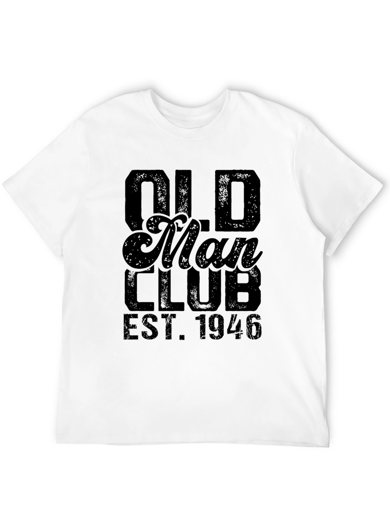 Old Man Club EST. 1946 Black Graphic Tee