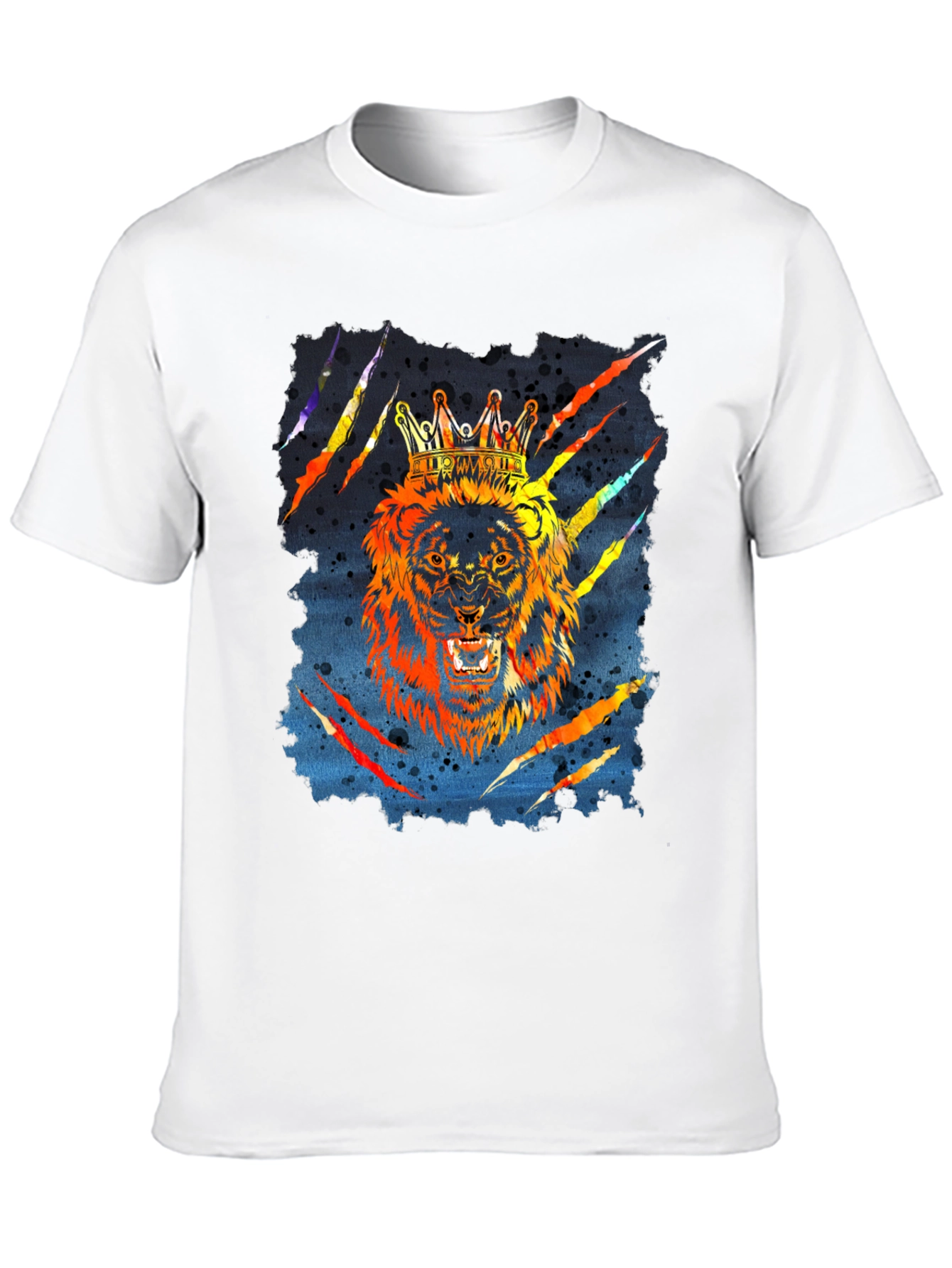 King Lion Graphic T-Shirt - Mens Black Tee
