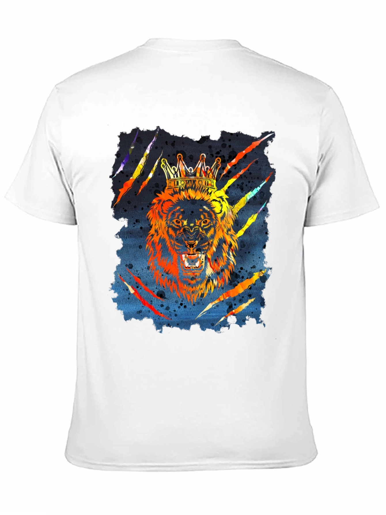 King Lion Graphic T-Shirt - Mens Black Tee