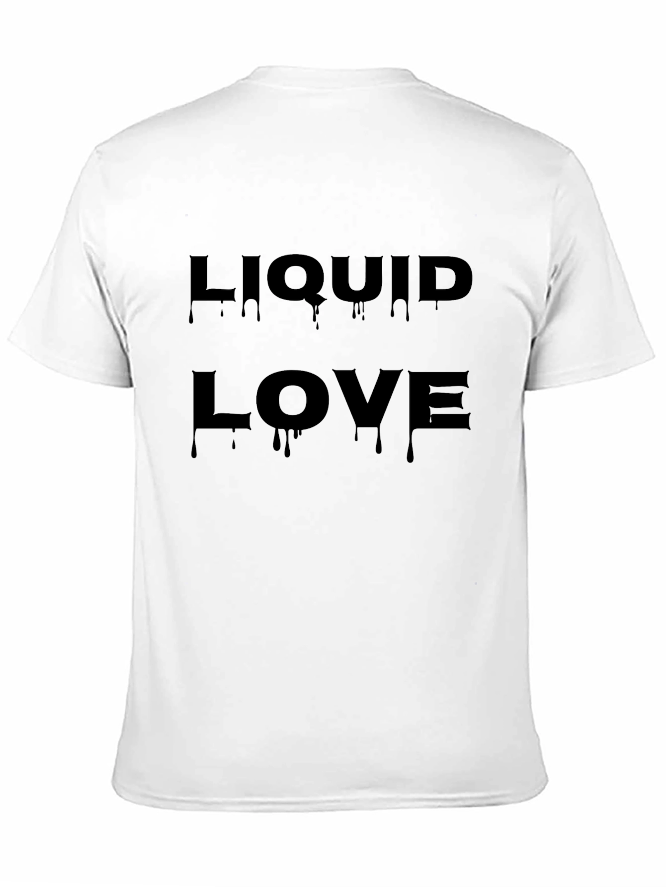 Liquid Love Black Graphic Tee - Trendy Casual Style