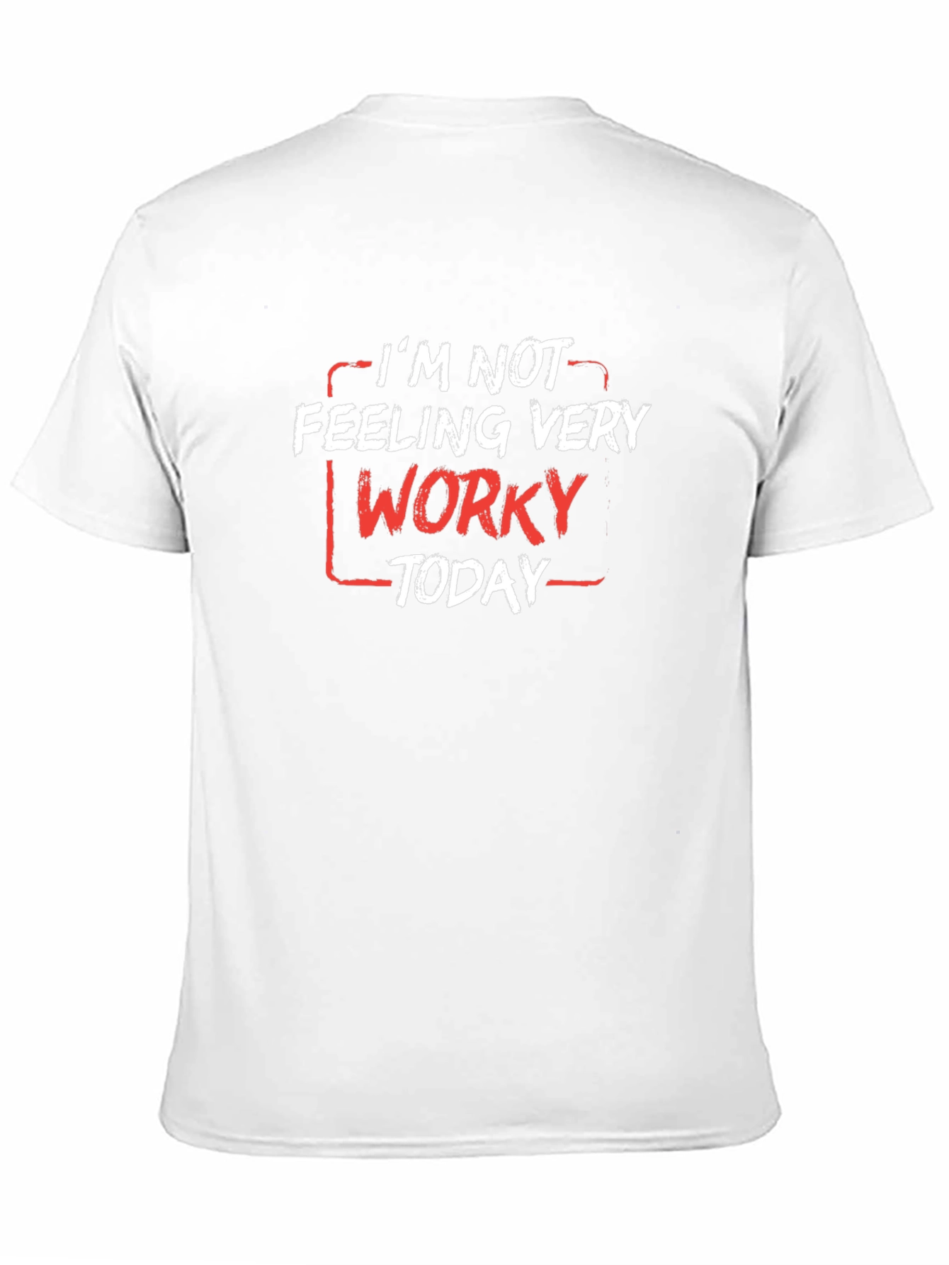 Funny Worky Graphic Tee - Black