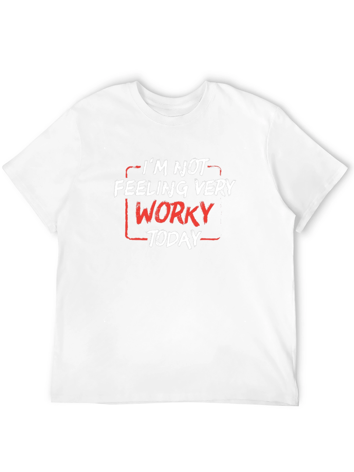 Funny Worky Graphic Tee - Black