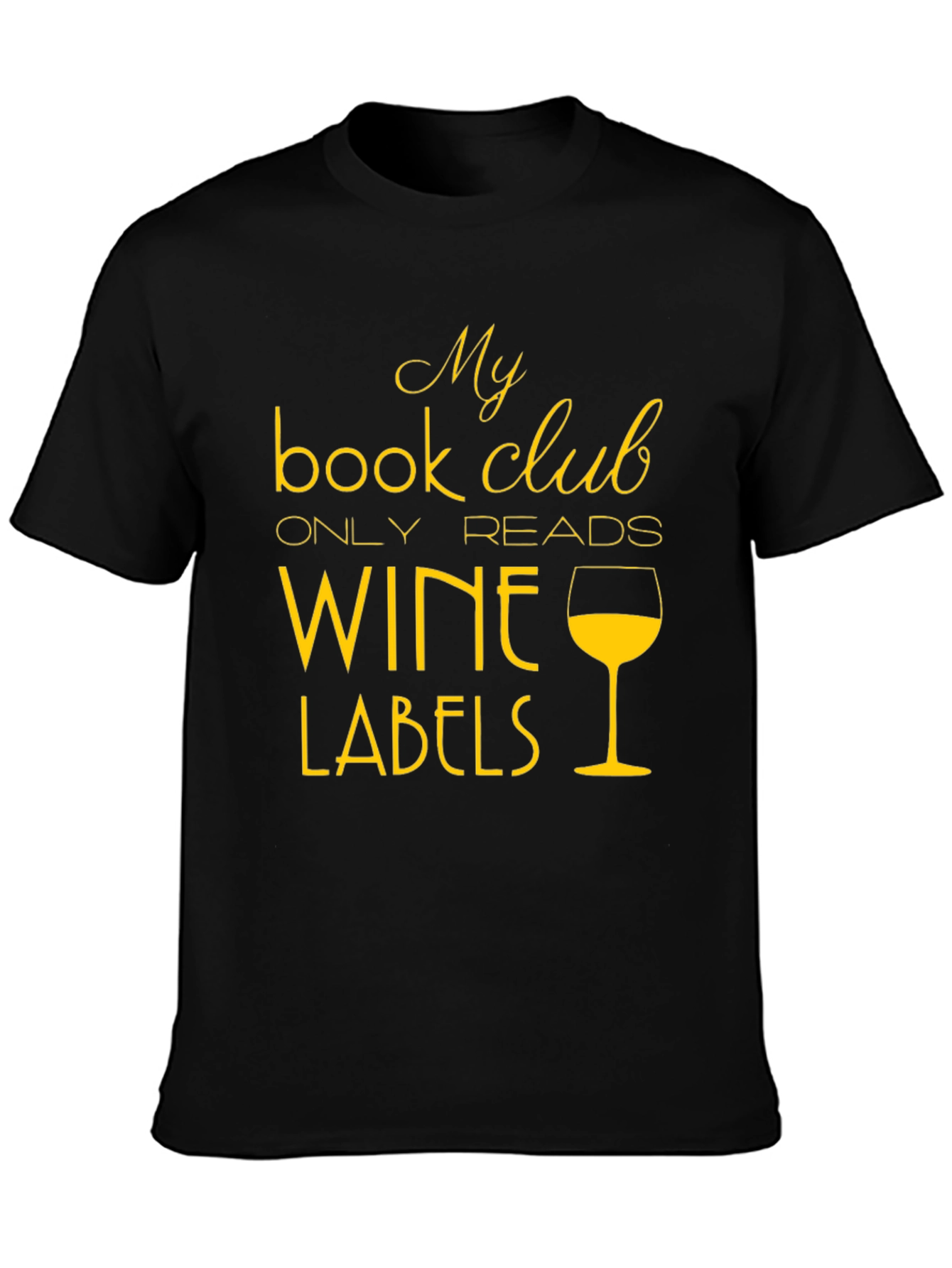 Wine Labels Book Club T-Shirt