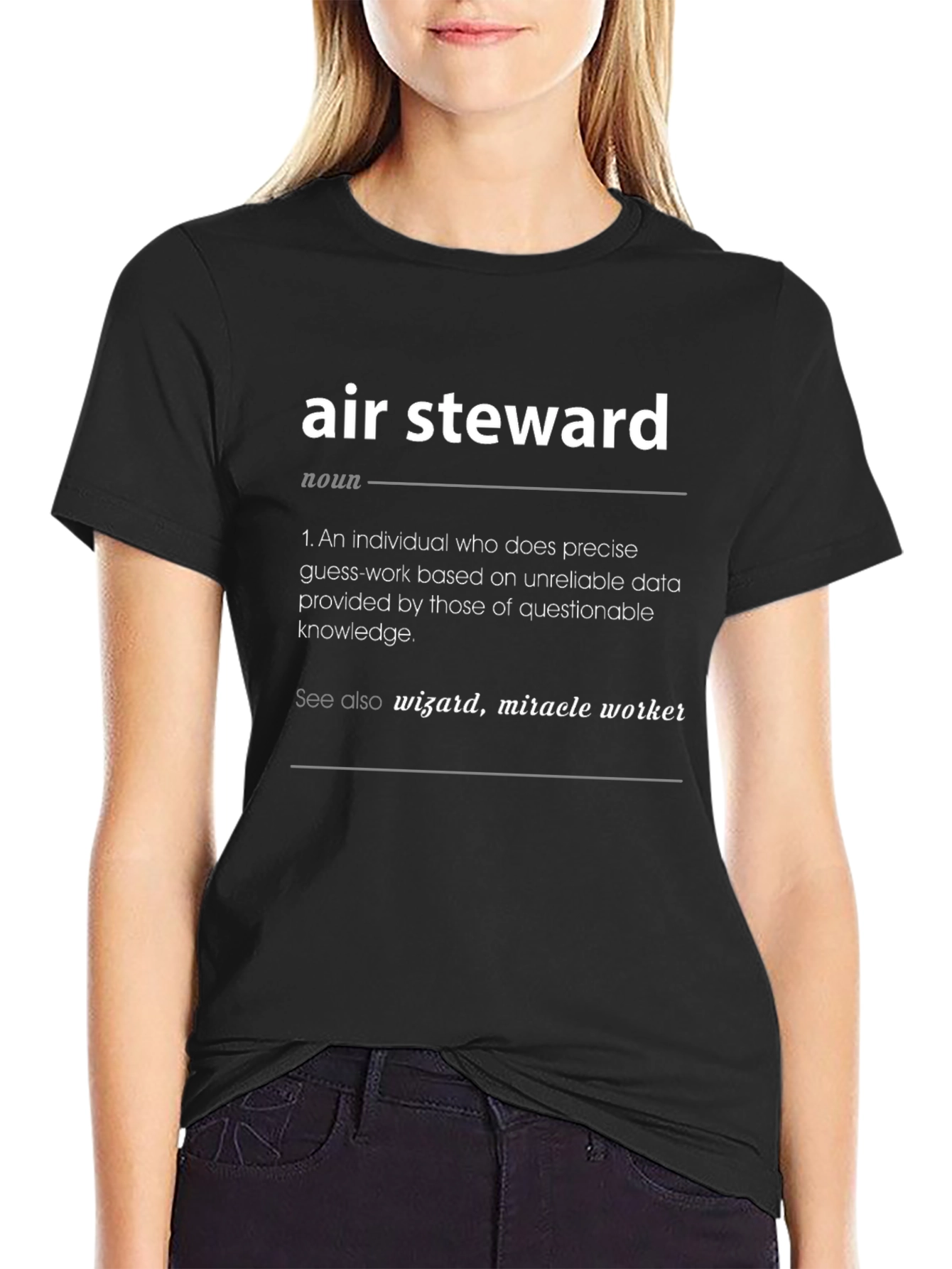 Air Steward Definition Tee