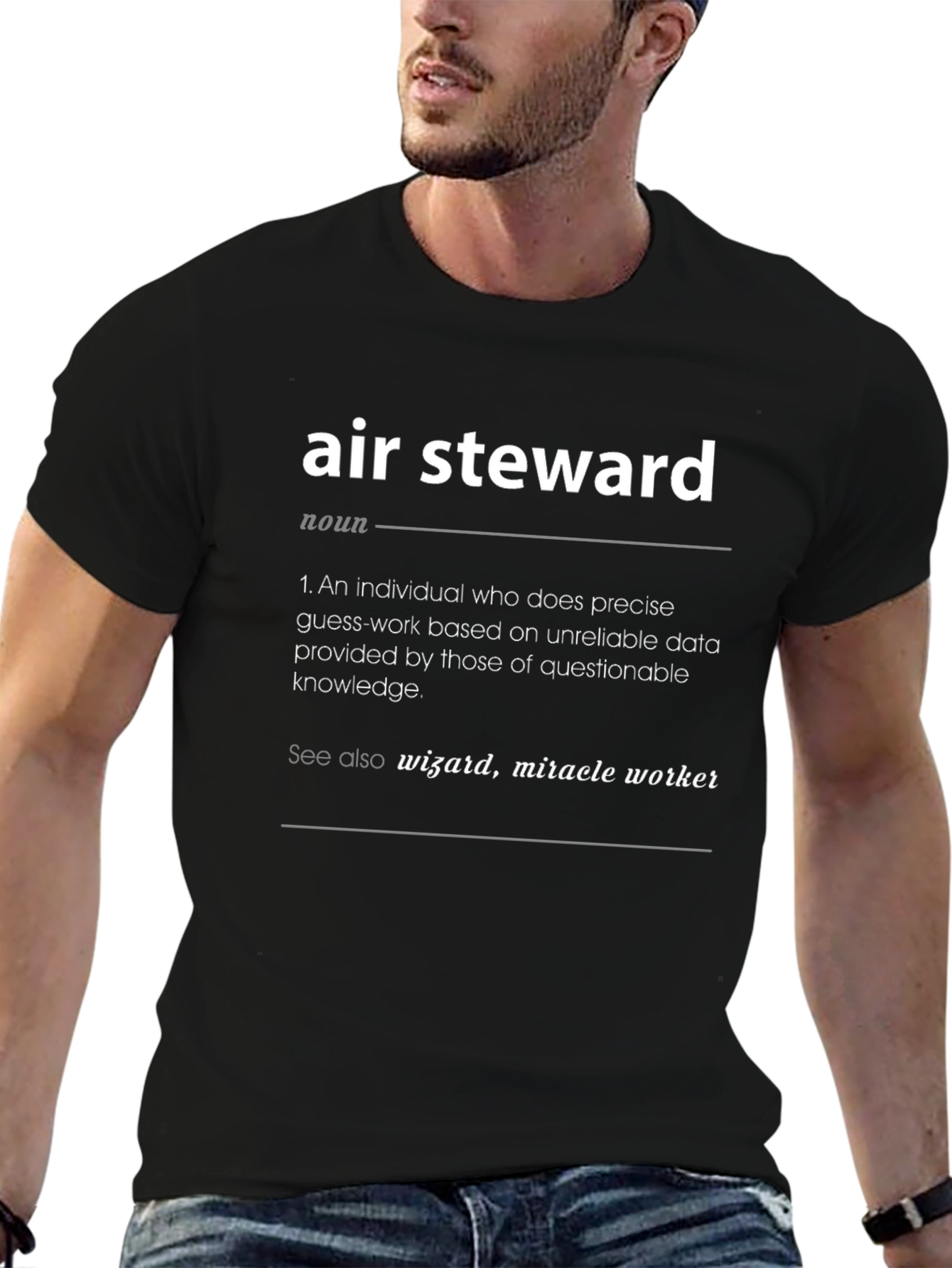 Air Steward Definition Tee