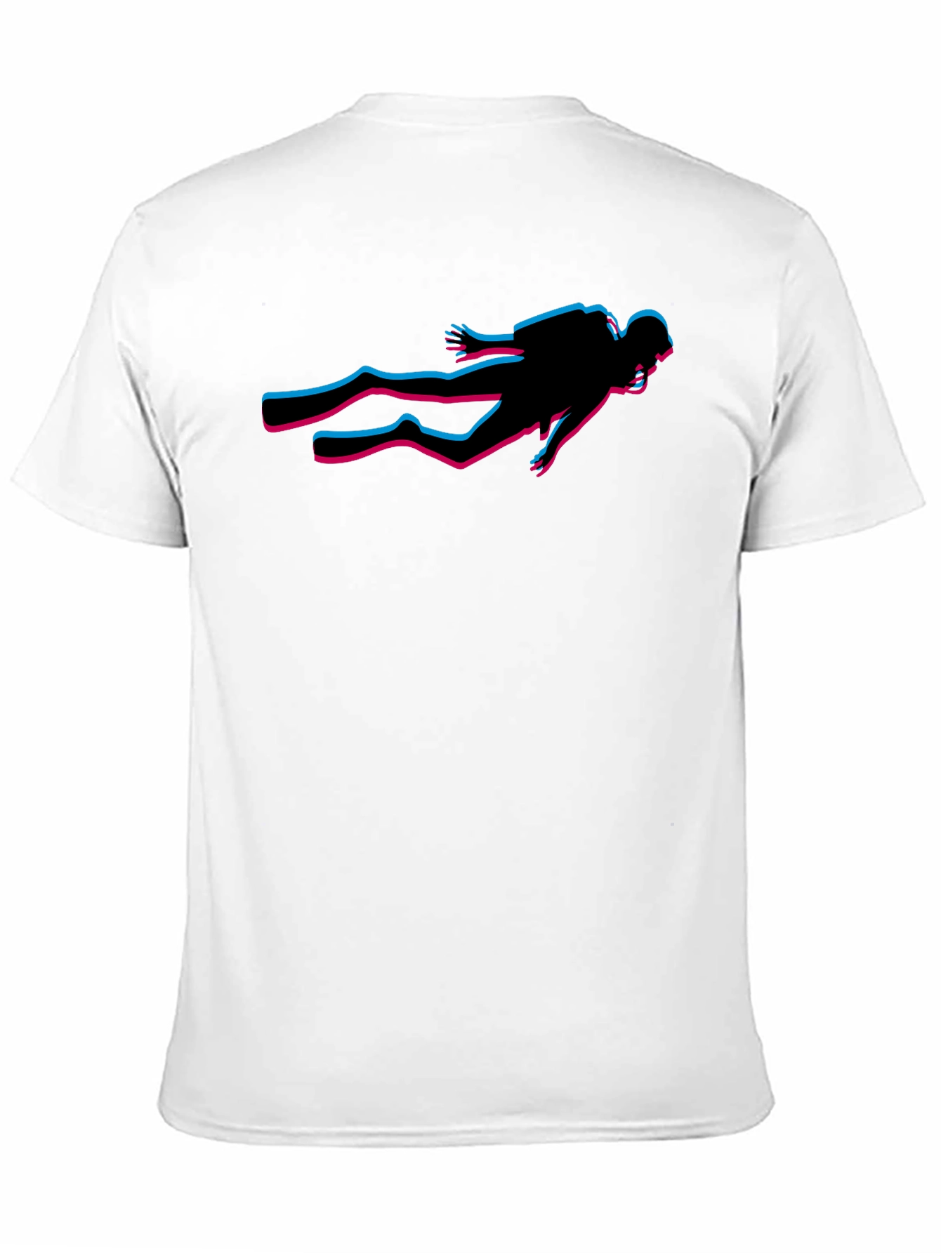 Diver Glitch T-Shirt - Stylish Graphic Tee