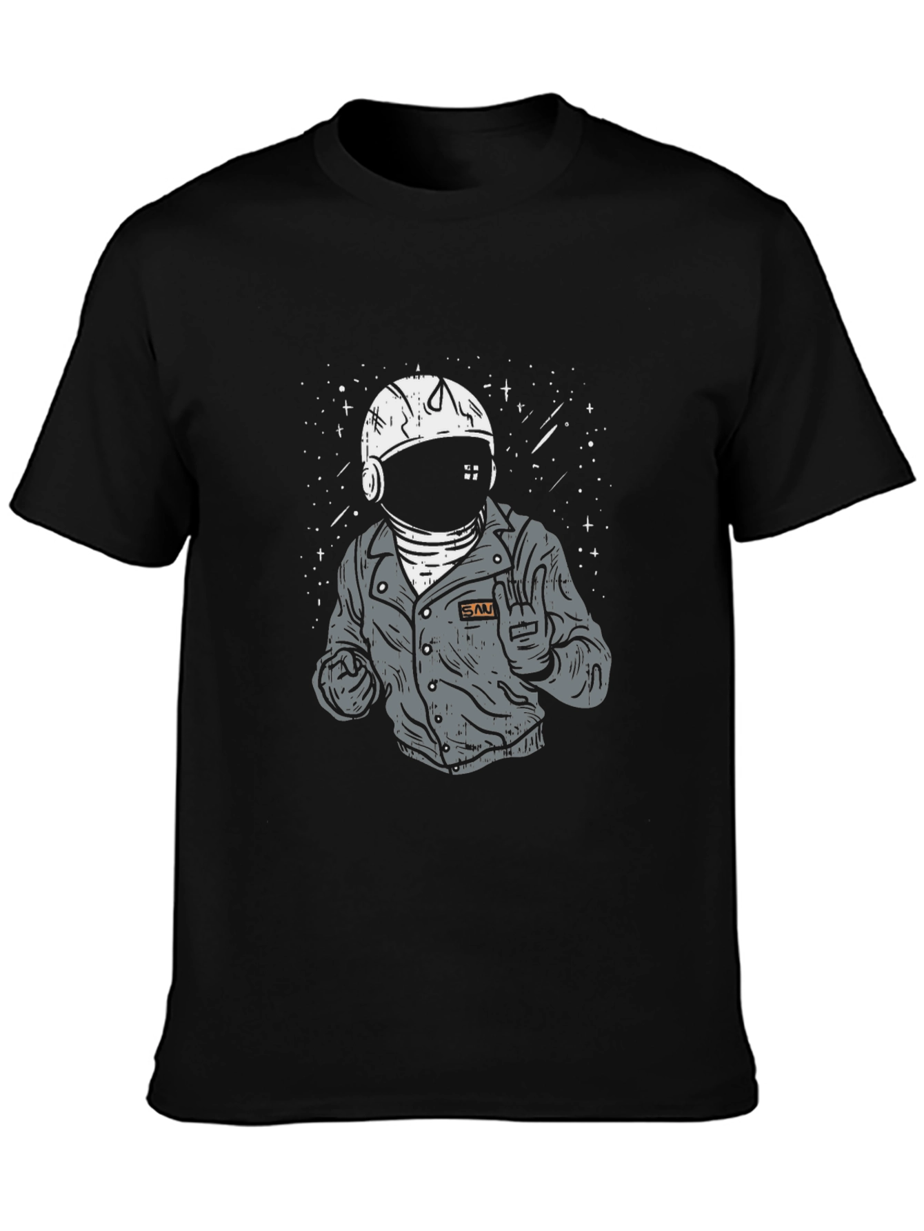 Astronaut Graphic Tee - Cool Space Design