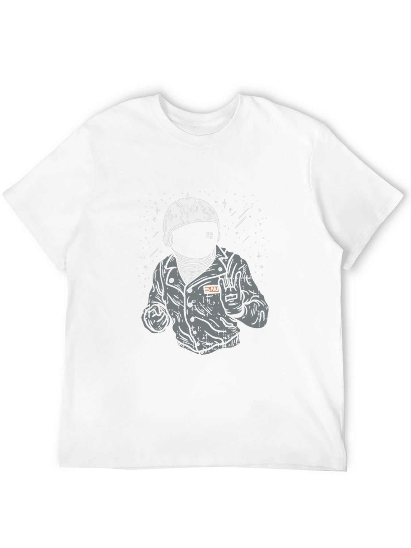 Astronaut Graphic Tee - Cool Space Design