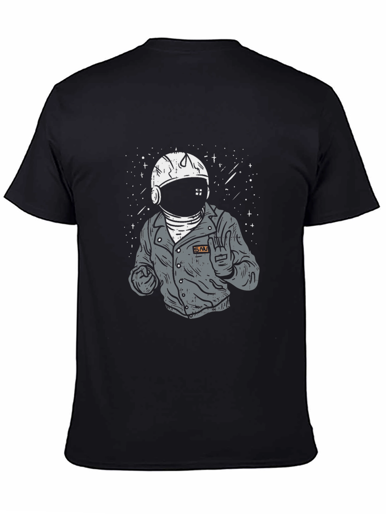 Astronaut Graphic Tee - Cool Space Design