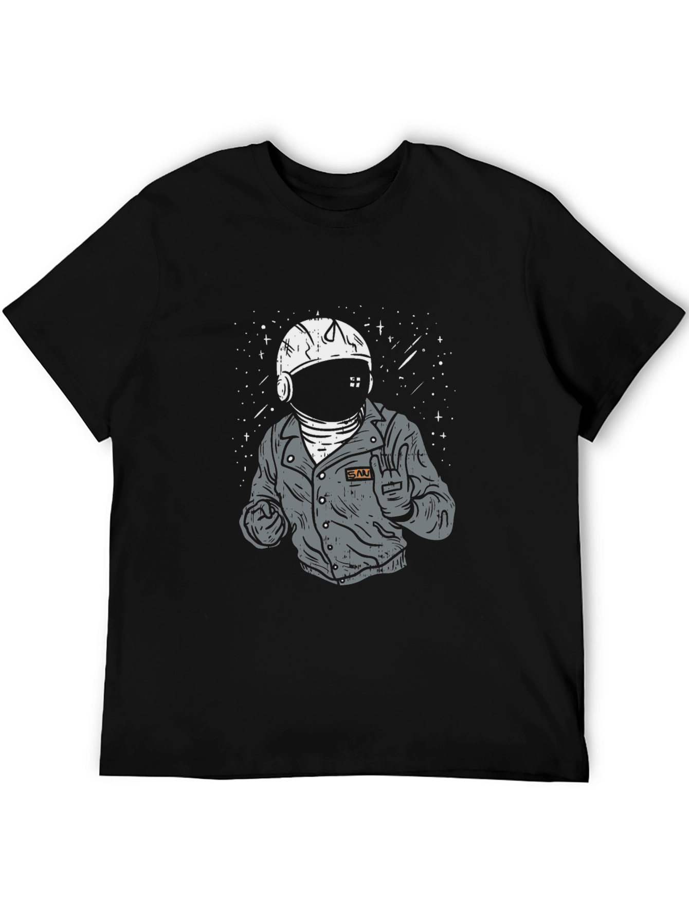 Astronaut Graphic Tee - Cool Space Design