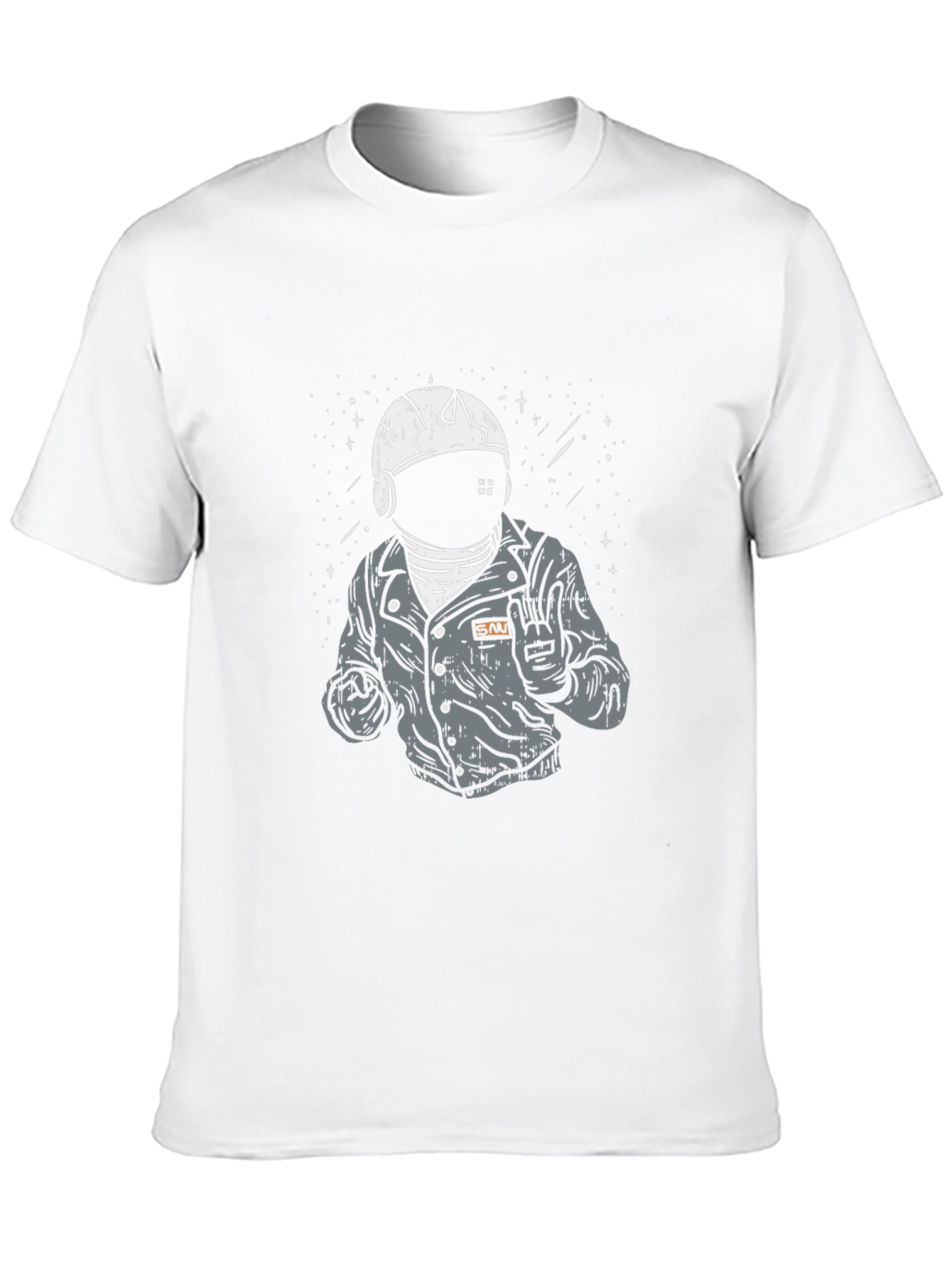Astronaut Graphic Tee - Cool Space Design