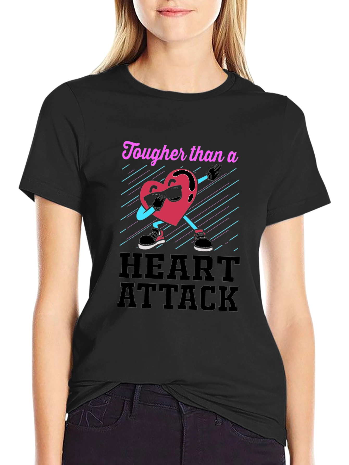 Tougher Than a Heart Attack Graphic T-Shirt