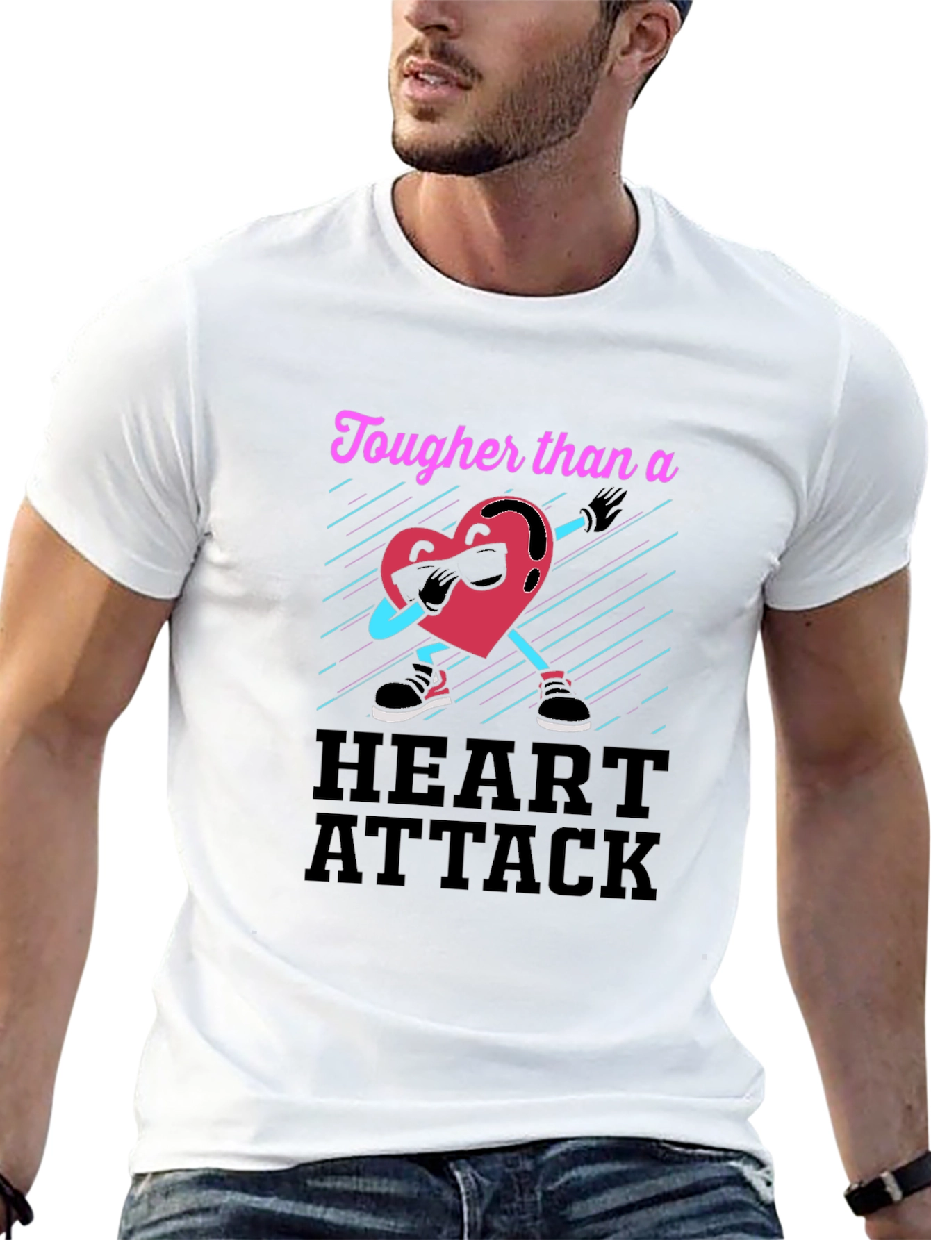 Tougher Than a Heart Attack Graphic T-Shirt