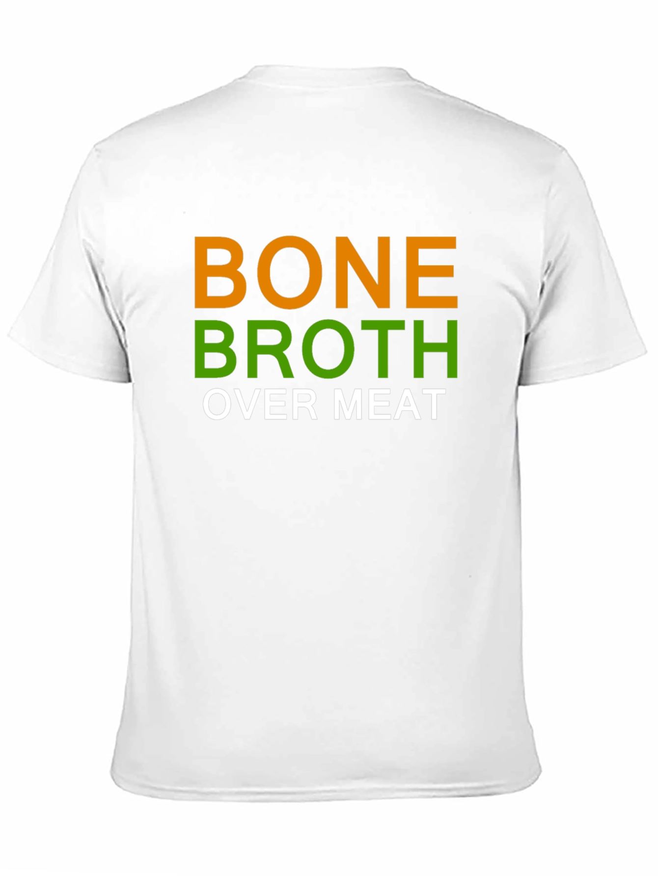 Bone Broth Over Meat Graphic Tee - Black