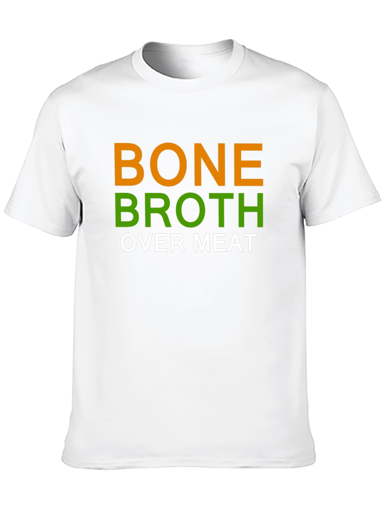Bone Broth Over Meat Graphic Tee - Black