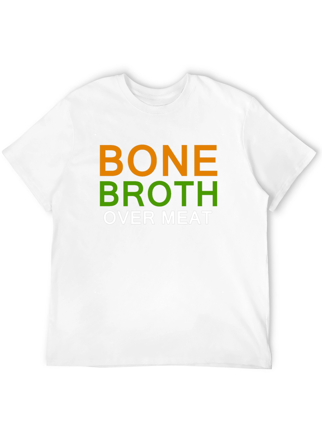 Bone Broth Over Meat Graphic Tee - Black