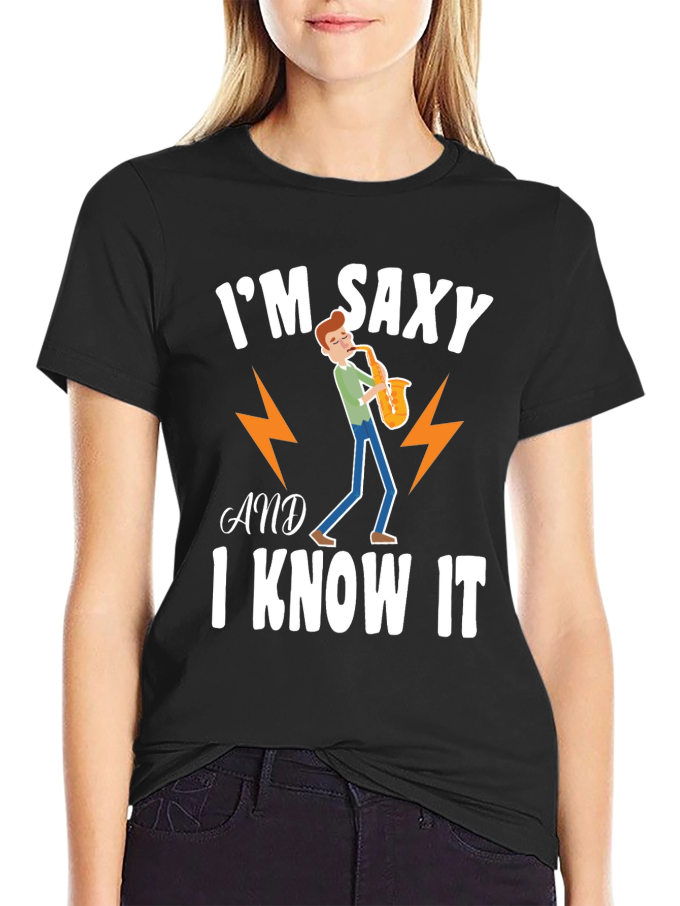 Im Saxy and I Know It Graphic T-Shirt