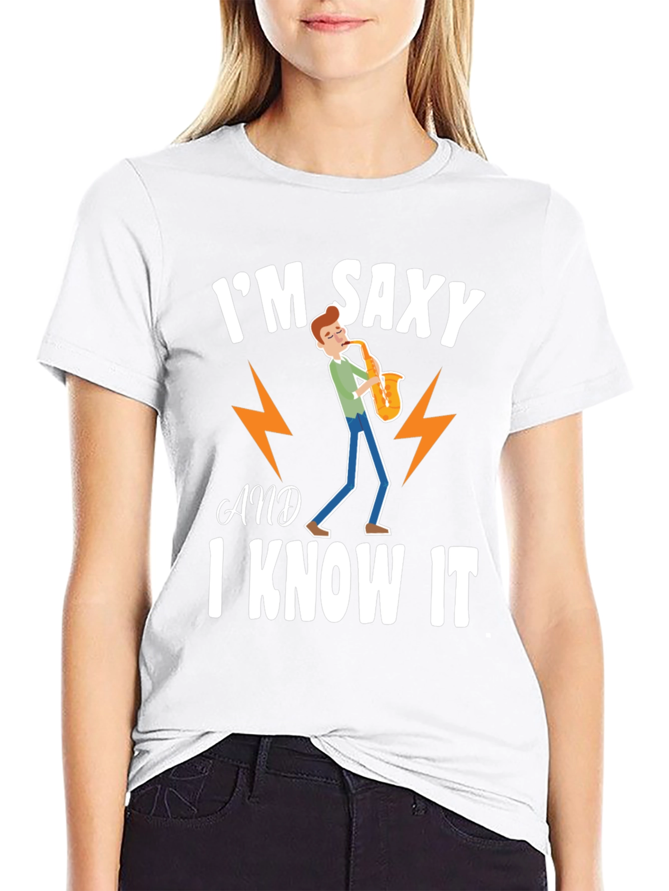 Im Saxy and I Know It Graphic T-Shirt