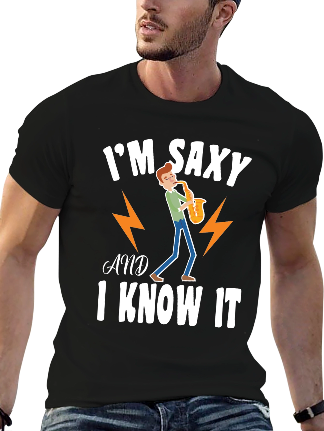 Im Saxy and I Know It Graphic T-Shirt