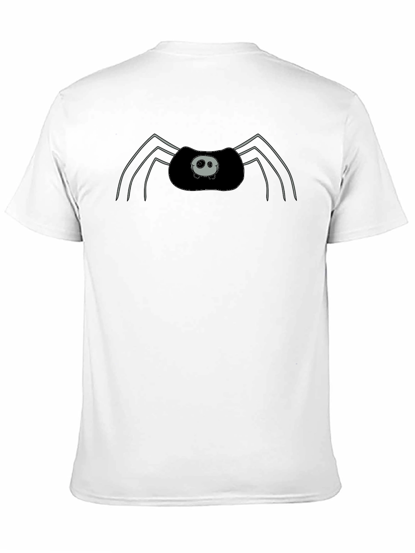 Spider Graphic Print Mens Black T-Shirt