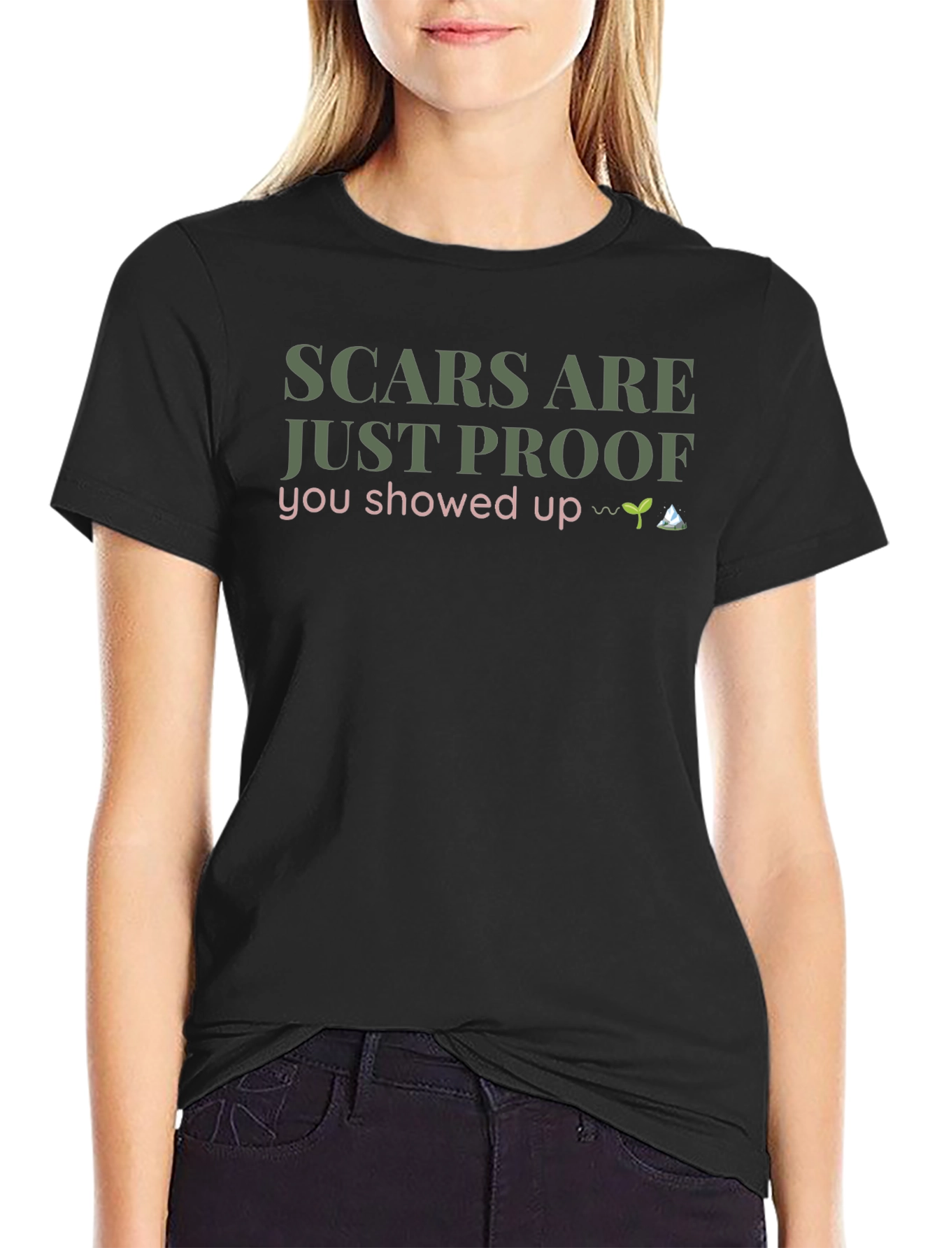 Scars Are Just Proof T-Shirt - Cotton Blend