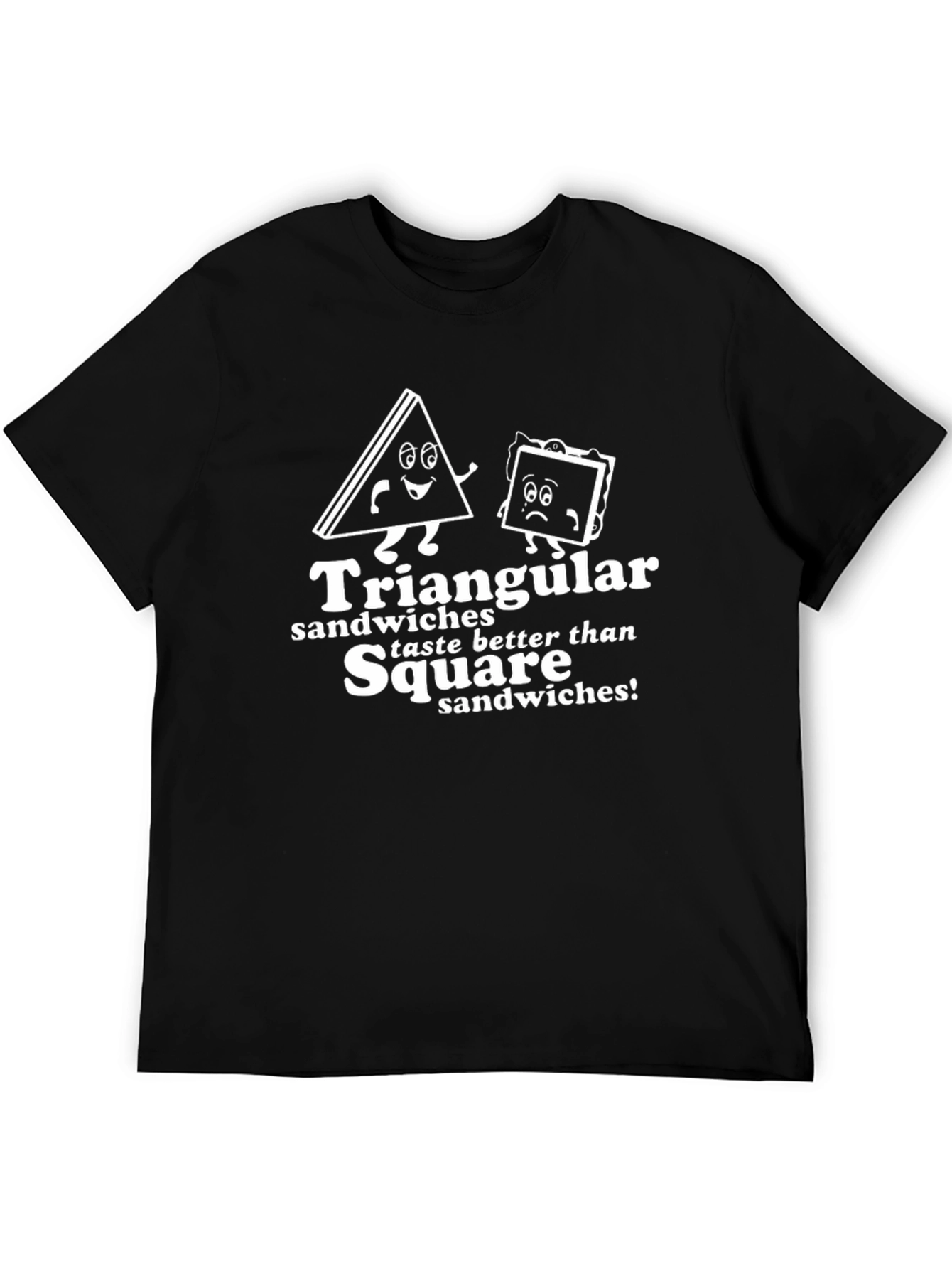 Triangular Sandwiches T-Shirt - Funny Foodie Tee