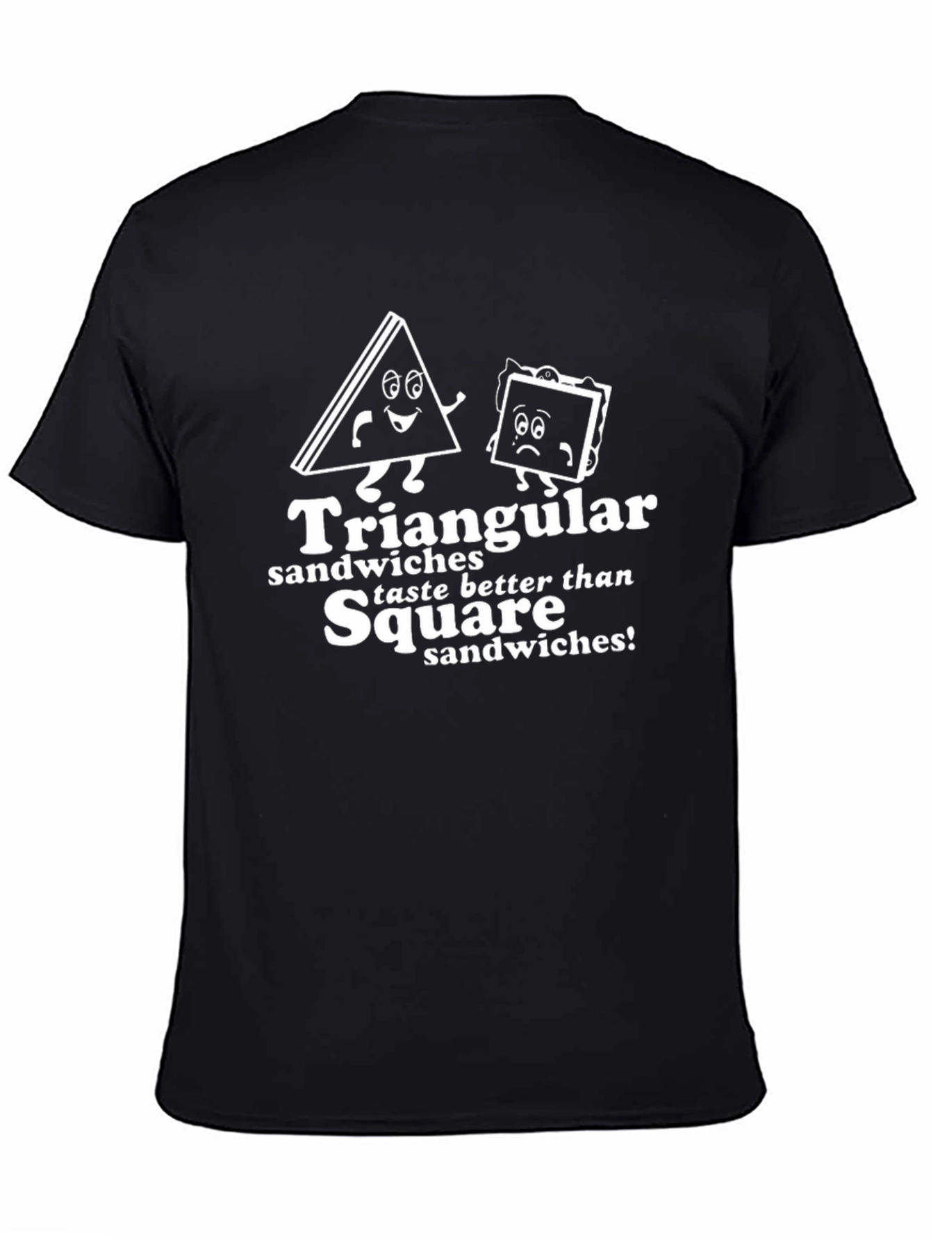 Triangular Sandwiches T-Shirt - Funny Foodie Tee