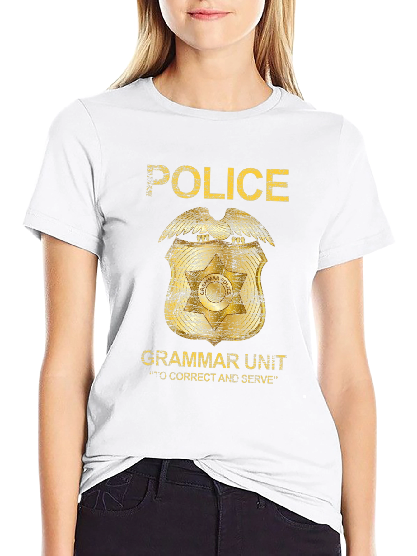 Grammar Police Unit T-Shirt