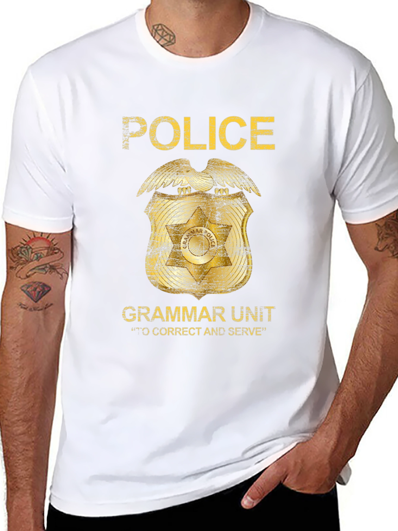 Grammar Police Unit T-Shirt