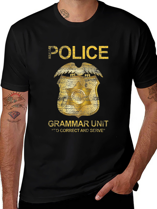 Grammar Police Unit T-Shirt
