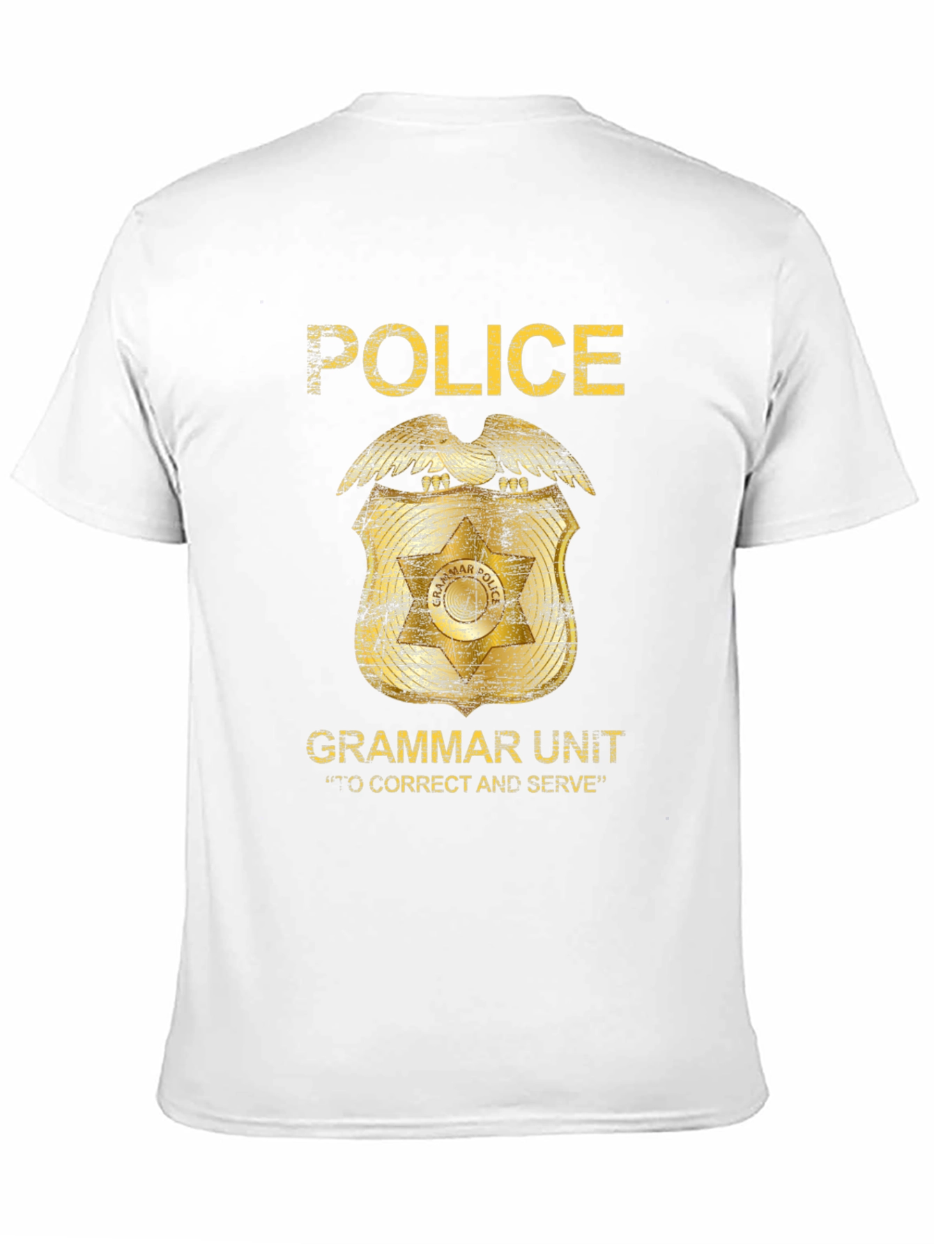 Grammar Police Unit T-Shirt