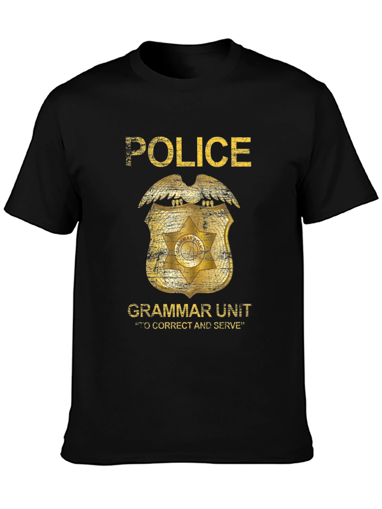 Grammar Police Unit T-Shirt
