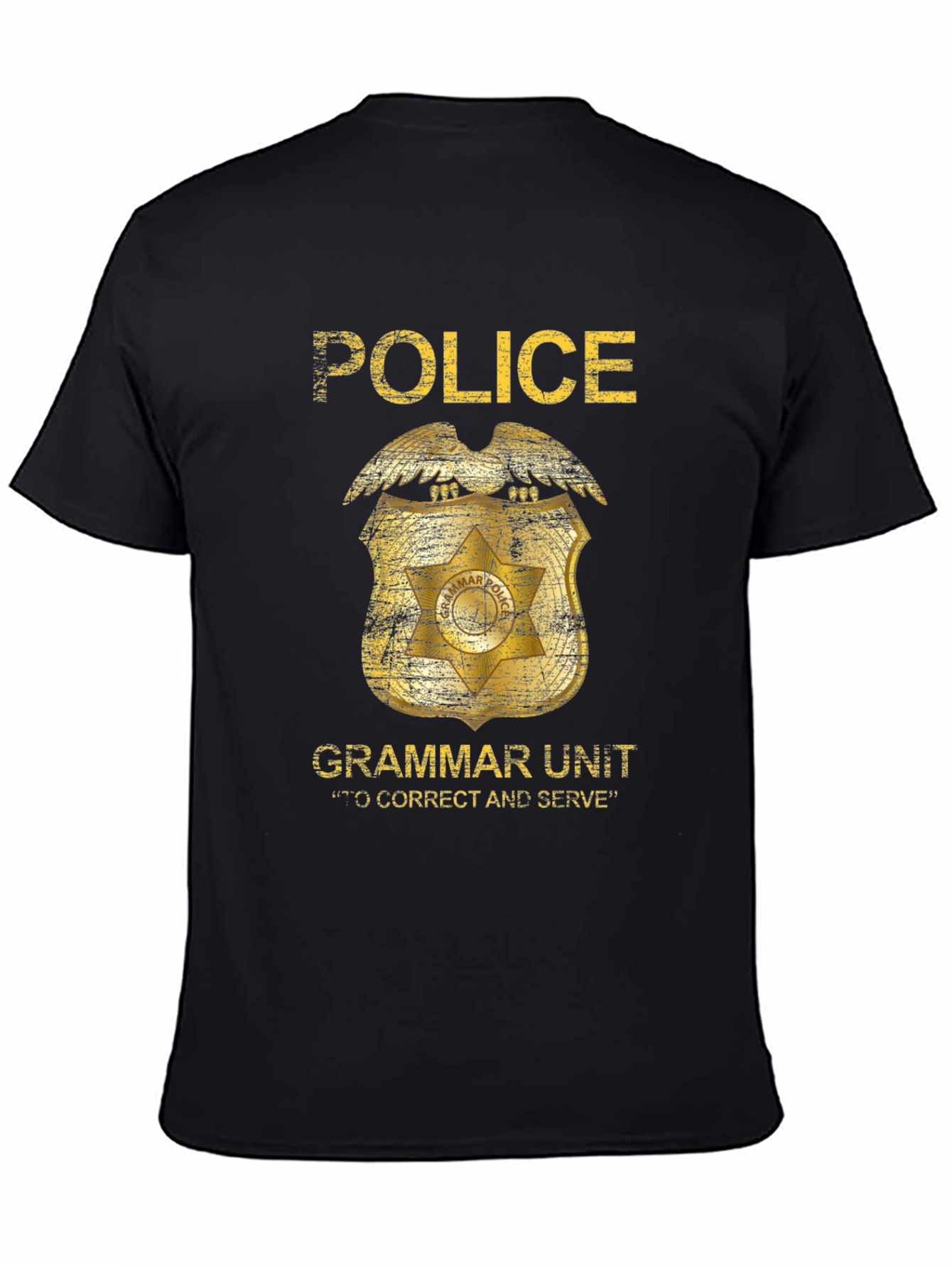 Grammar Police Unit T-Shirt