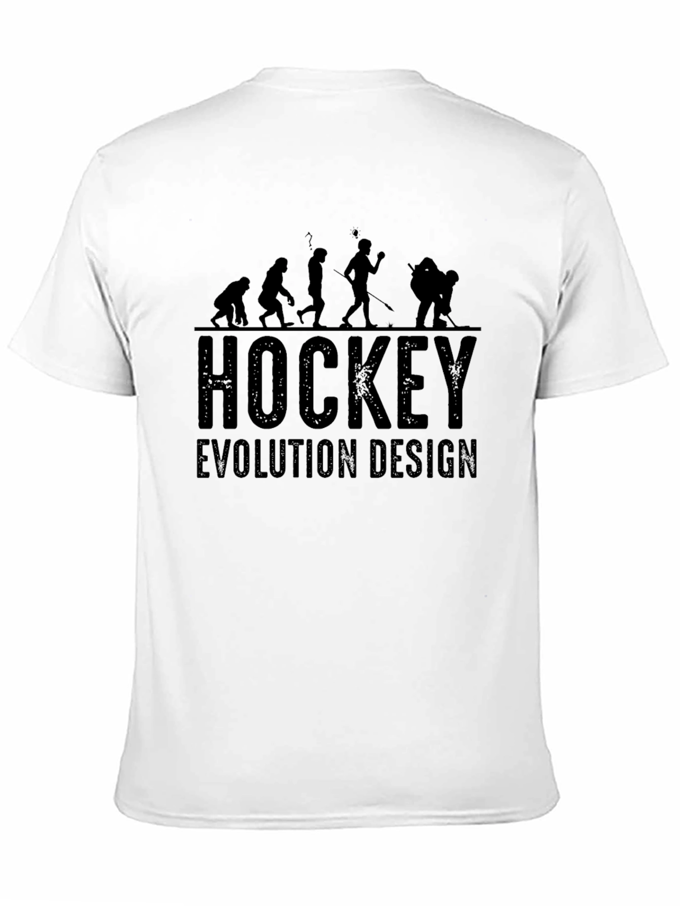 Hockey Evolution Design Black T-Shirt