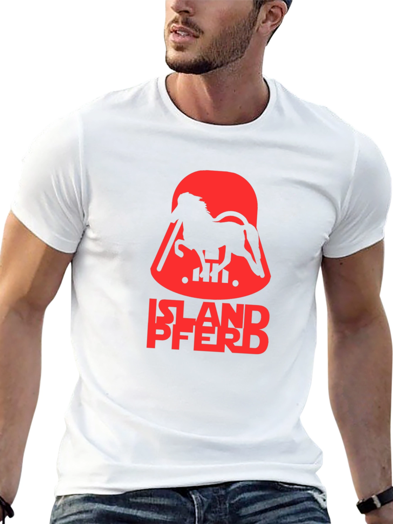 Islandpferd T-Shirt - Horse Vader Parody Tee