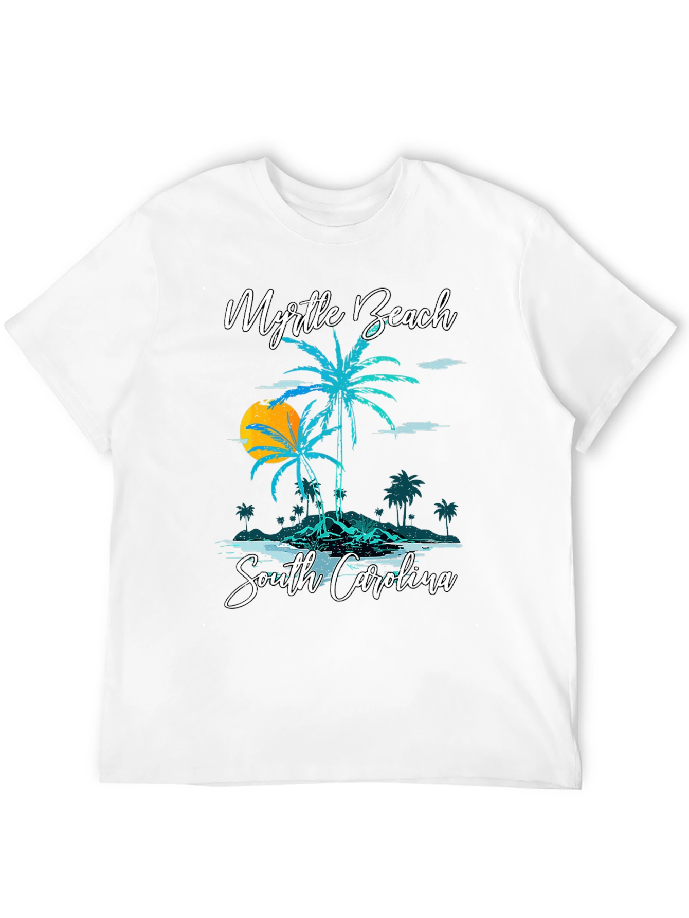 Myrtle Beach Palm Tree Graphic Tee