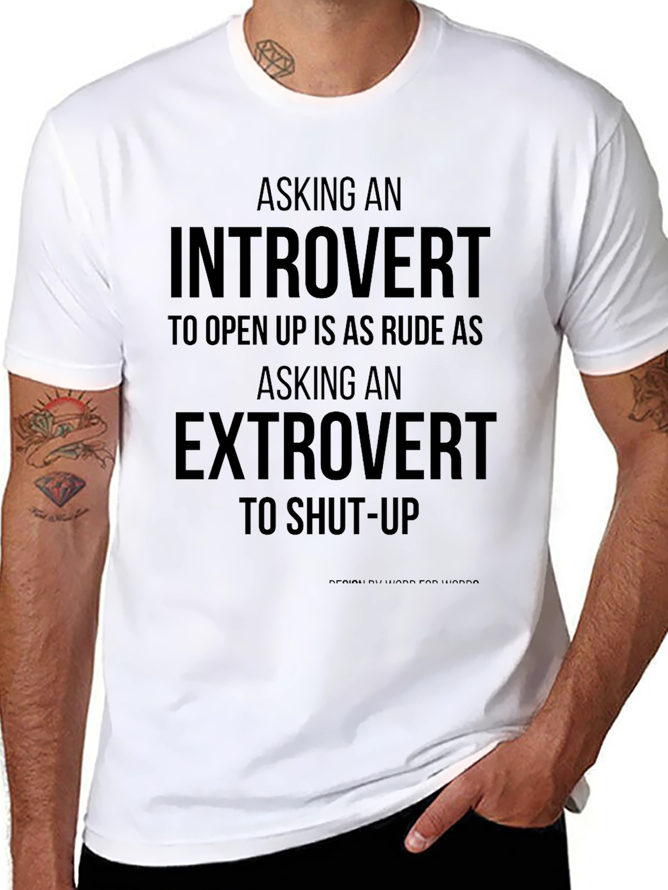 Introvert Extrovert Graphic Tee - Funny Slogan Shirt