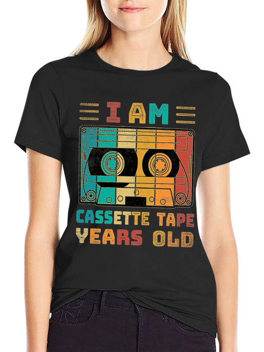 Retro Cassette Tape Birthday T-Shirt