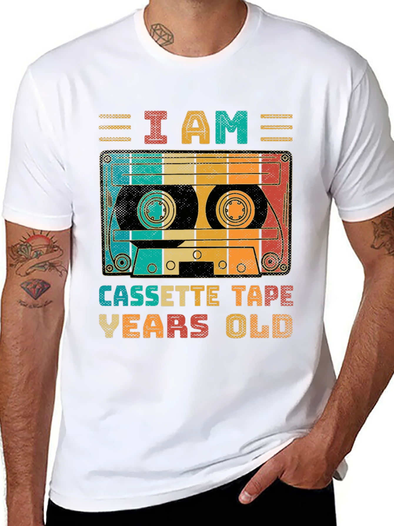 Retro Cassette Tape Birthday T-Shirt