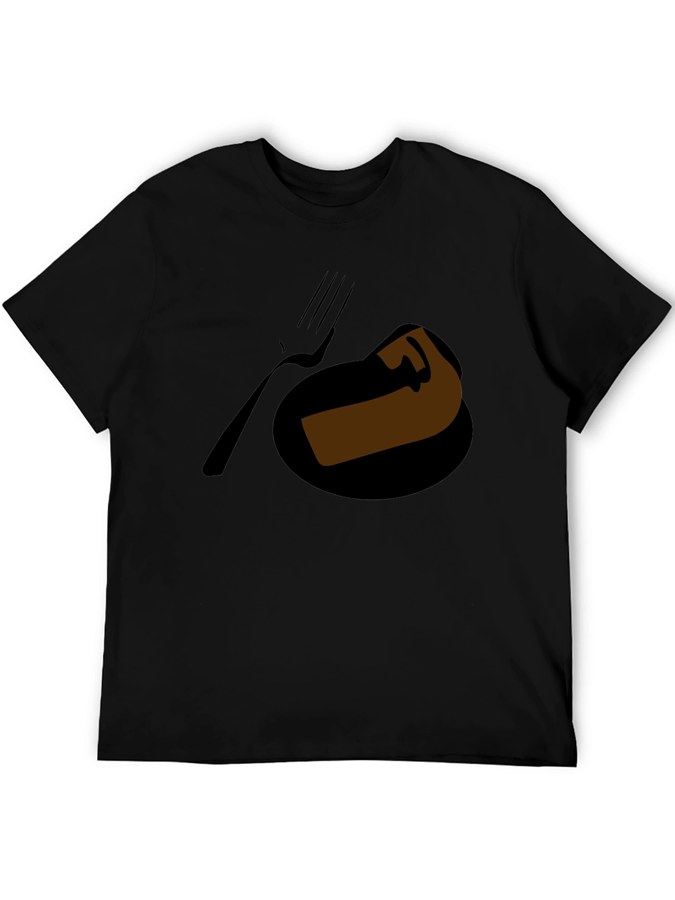 Humorous Cake Graphic T-Shirt