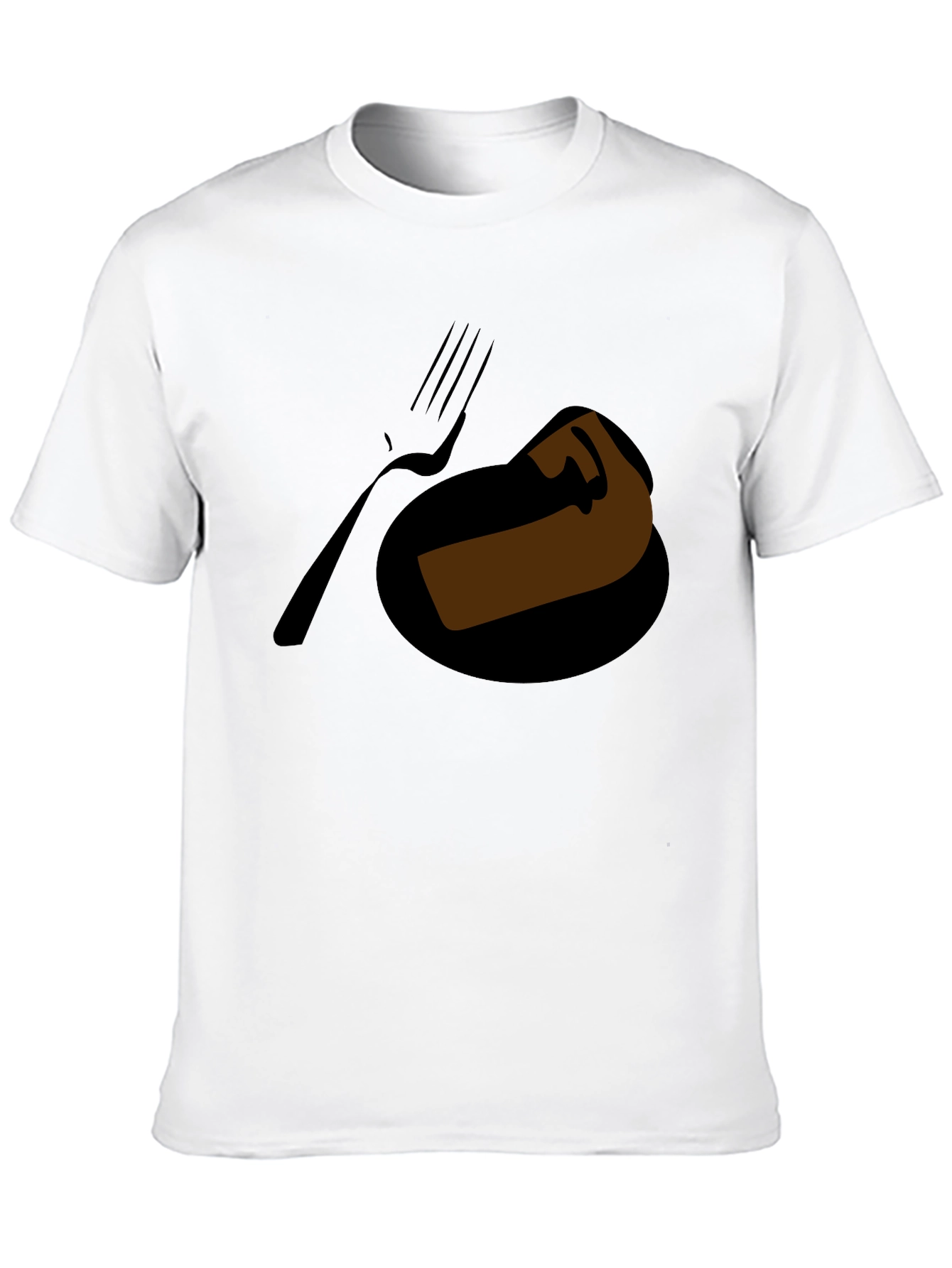 Humorous Cake Graphic T-Shirt