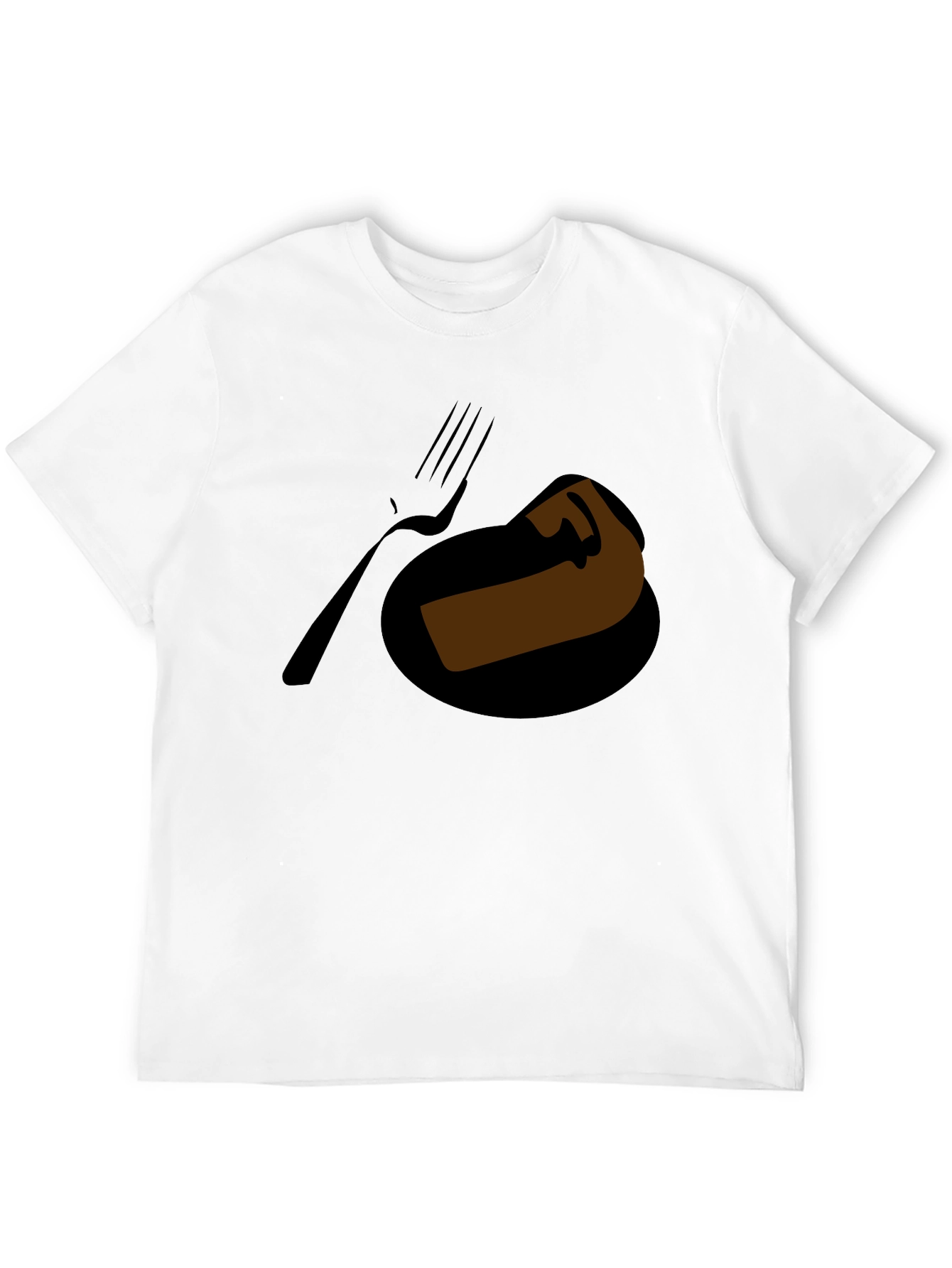 Humorous Cake Graphic T-Shirt