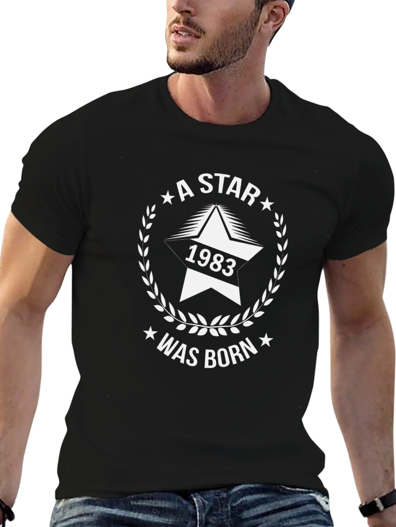 A Star Was Born 1983 Black T-Shirt