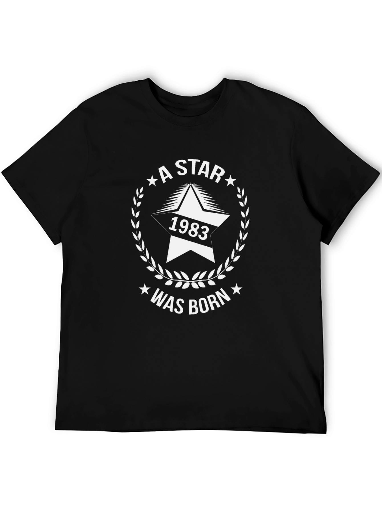 A Star Was Born 1983 Black T-Shirt
