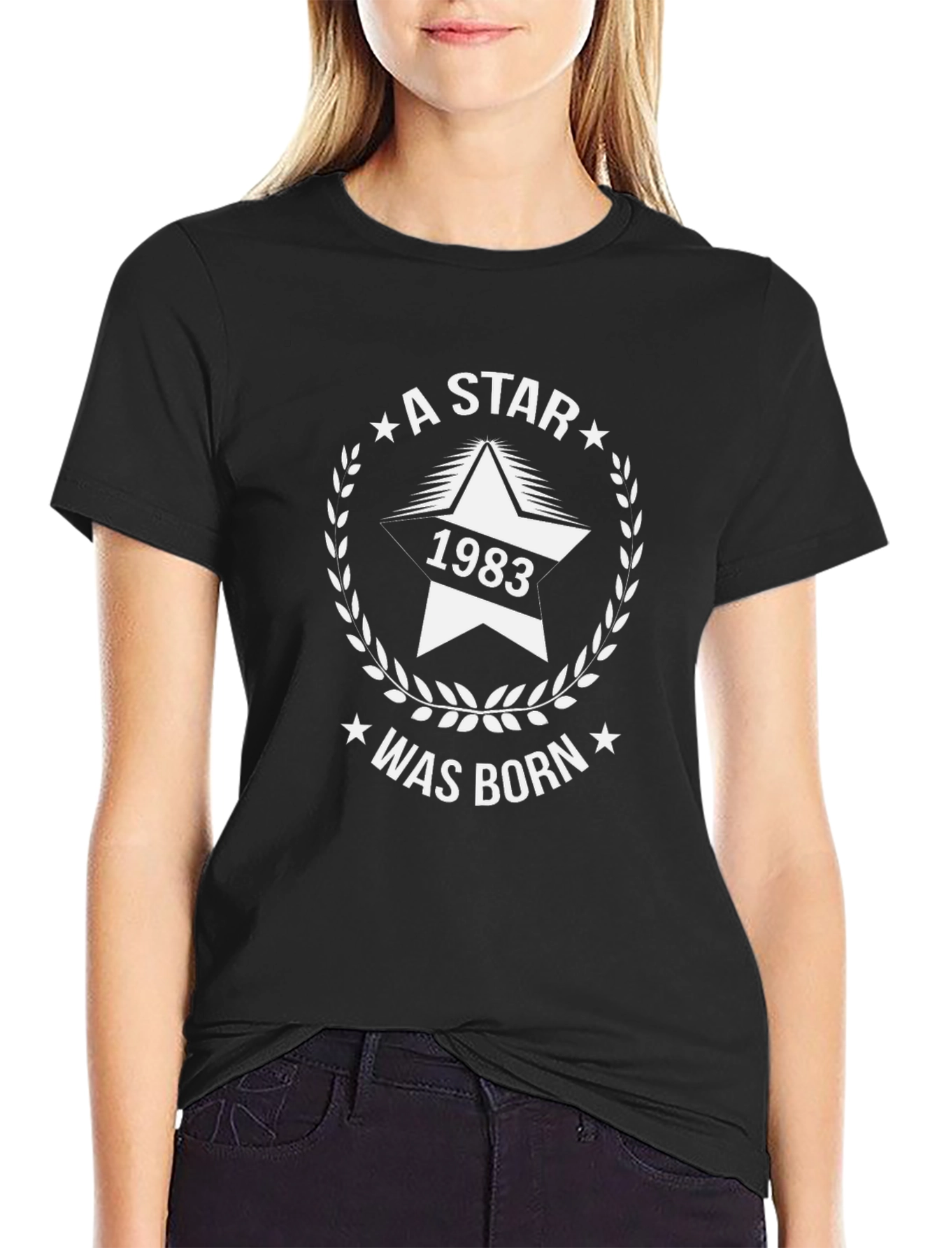 A Star Was Born 1983 Black T-Shirt